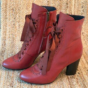 Sundance Anjelica Boots Made in Italy Steampunk NWOT Size 40 / 9.5